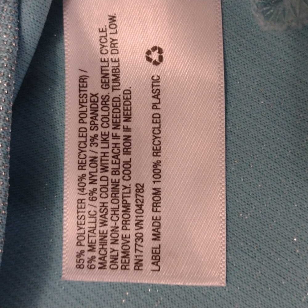 NWT Wild Fable Aqua Sparkle Mini Dress - Size XS / XL - Picture 6 of 7